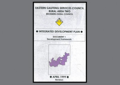 Eastern Gauteng Services Council rural Area Two, April 1999